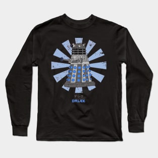 Dalek Retro Japanese Dr Who Long Sleeve T-Shirt